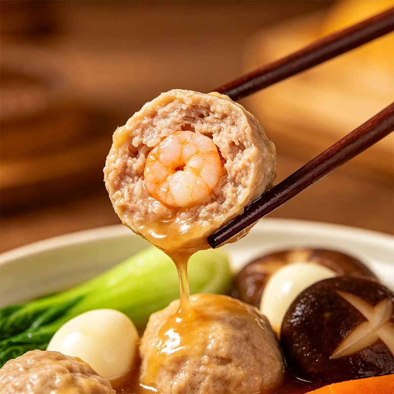 Shrimp And Pork Meatballs factory