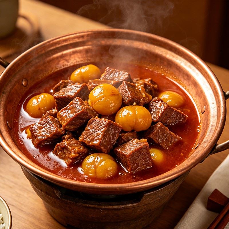 Braised Beef With Chestnuts factory