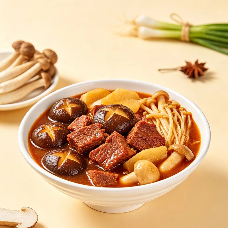 Braised Beef With Mushroom high quality