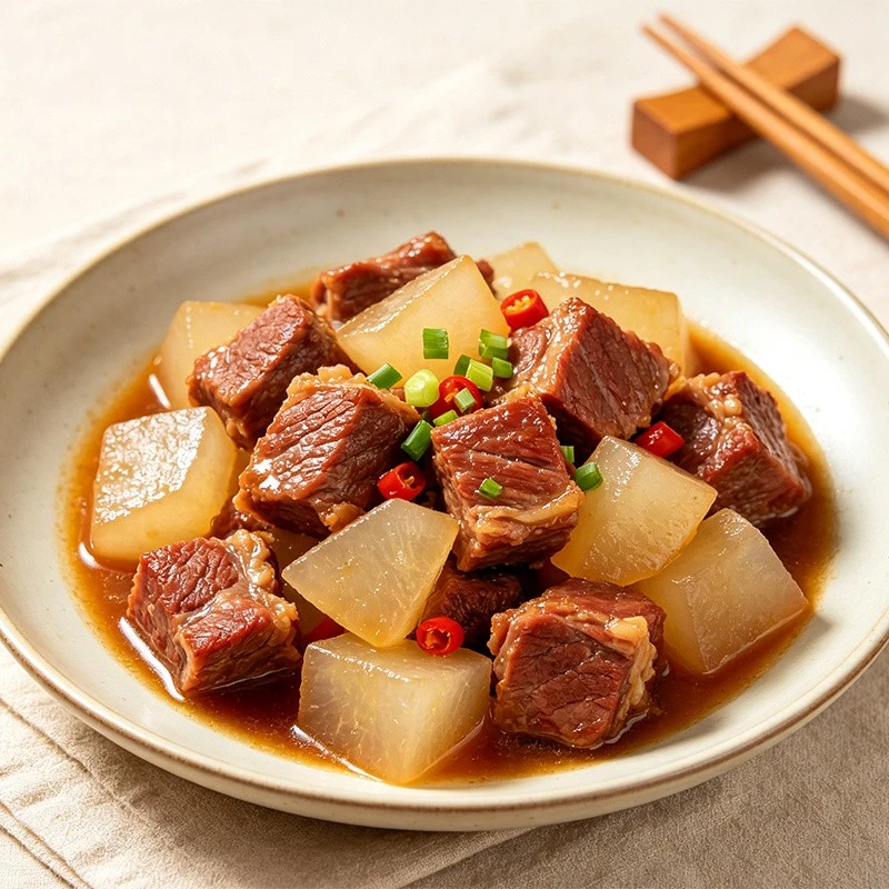Braised Beef With Radish high quality