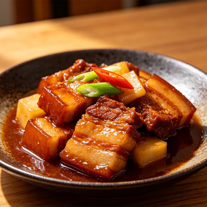 Chinese Braised Pork Belly Slow Cooker