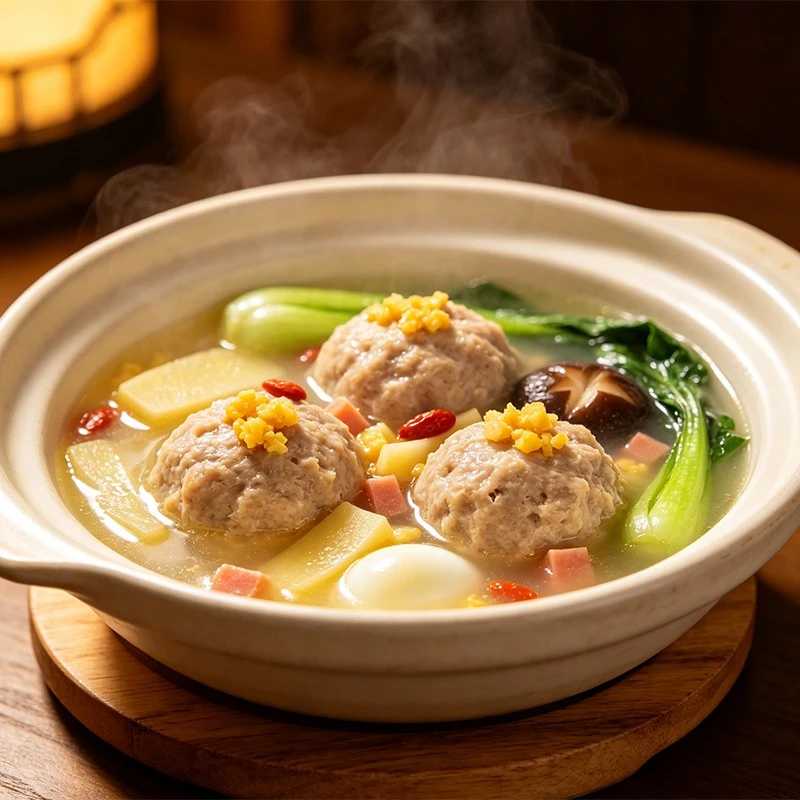 Frozen Crab Roe Pork Meatballs best