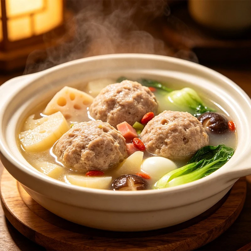 Frozen Lotus Root Pork Meatballs best