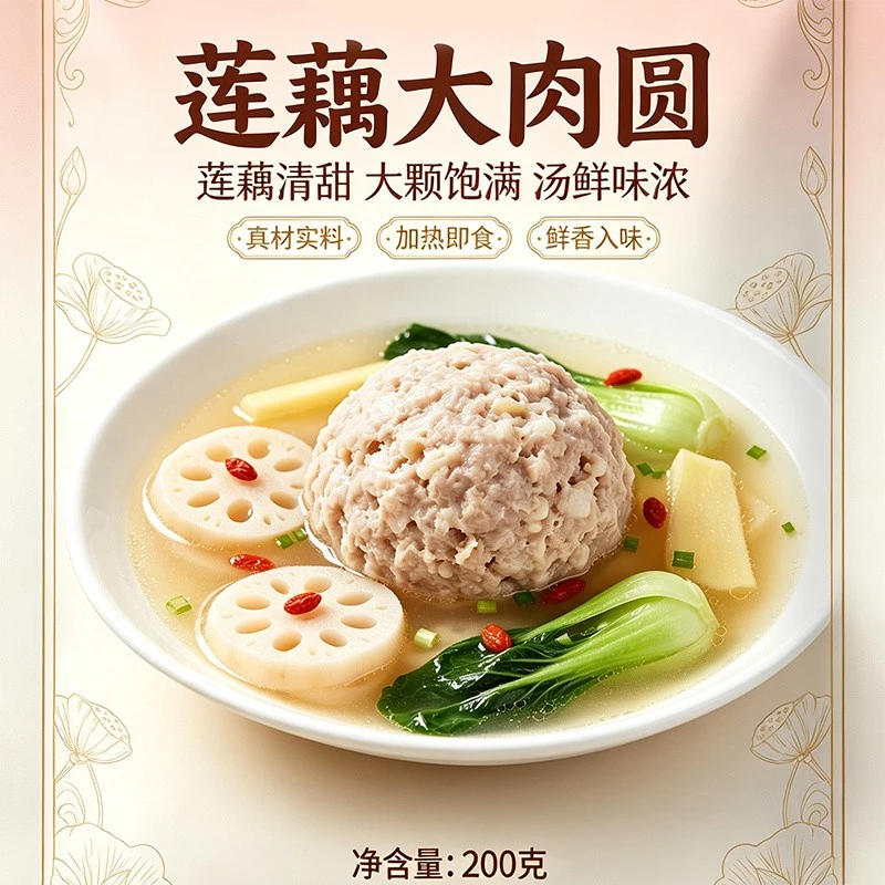 Frozen Lotus Root Pork Meatballs price