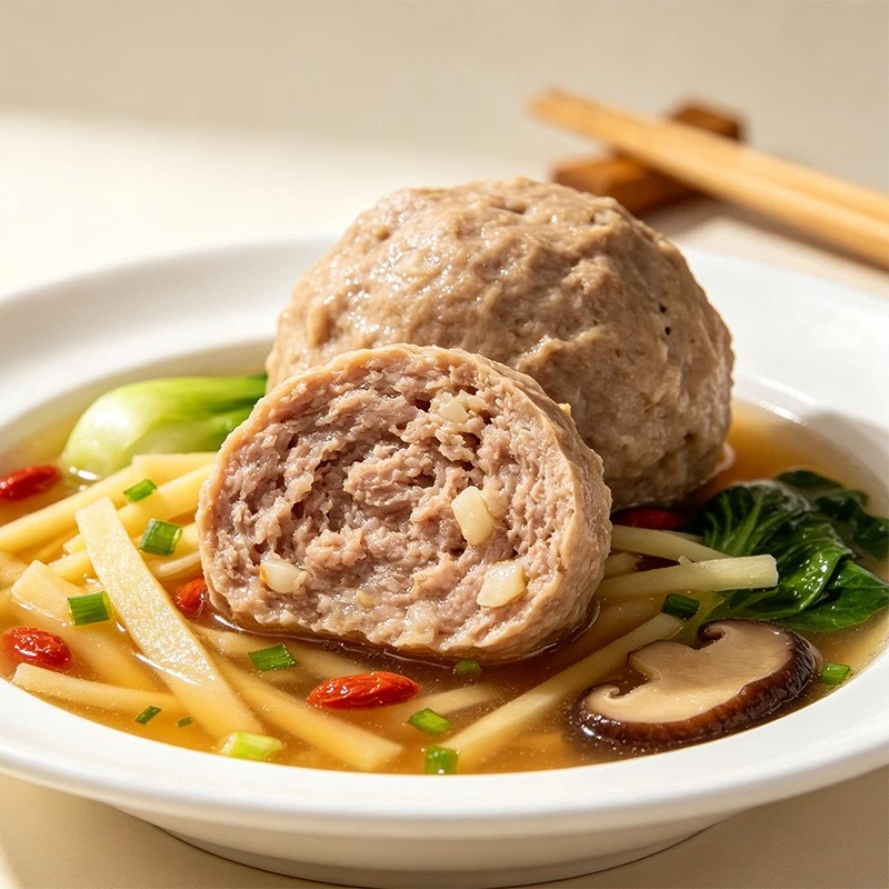 Frozen Pork Meatballs Braised in Aged Soup factory
