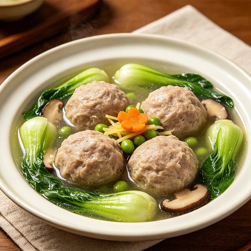 Frozen Pork Meatballs With Green Vegetables suppliers