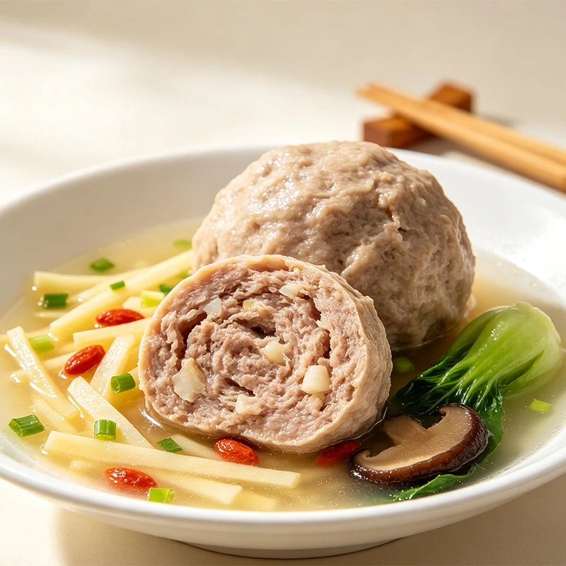 Frozen Slow Stewed Pork Meatballs factory