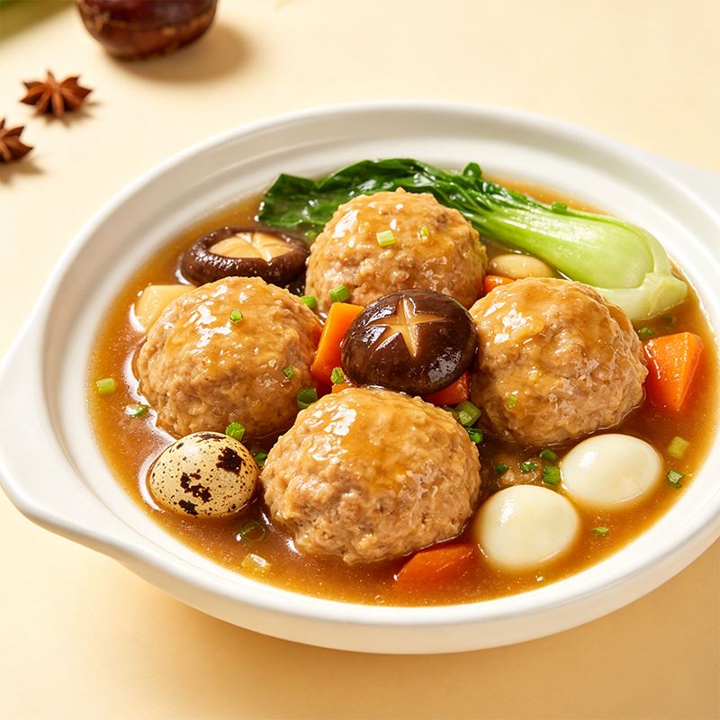 Braised Pork Balls in Gravy