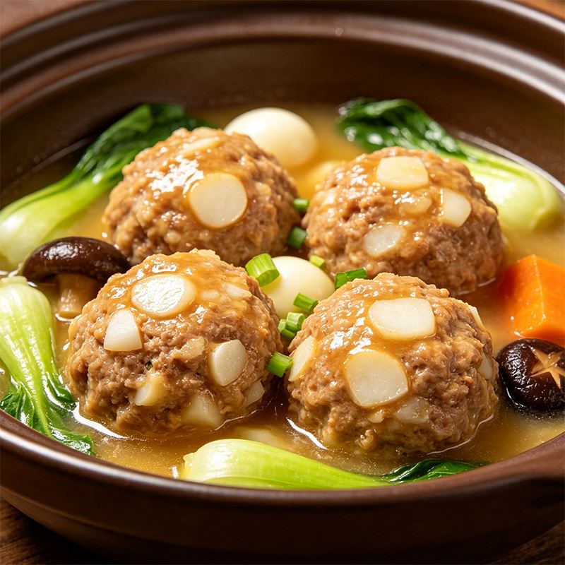 Frozen Glazed Pork Meatballs