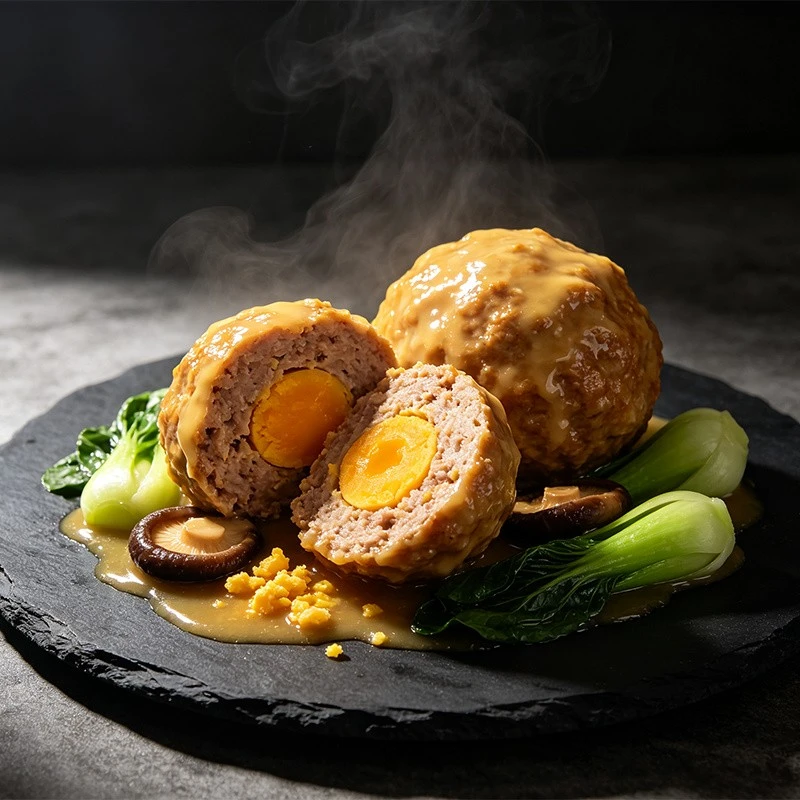 Salted Egg Yolk Meatballs best