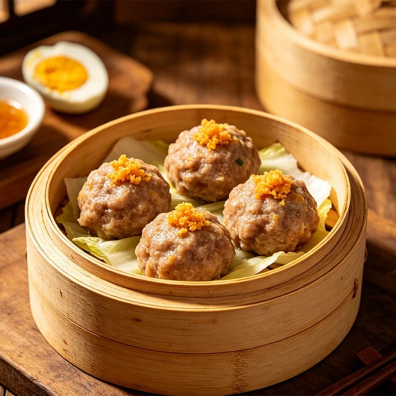 Salted Egg Yolk Meatballs high quality