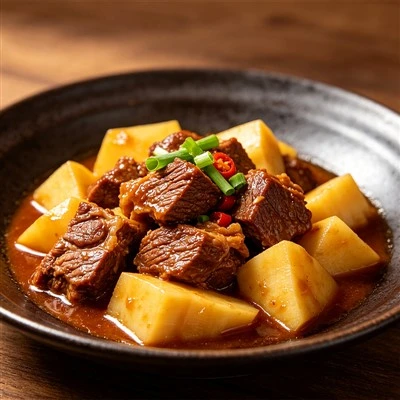 Braised Beef with Bamboo Shoots