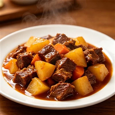 Chinese Braised Beef and Potatoes