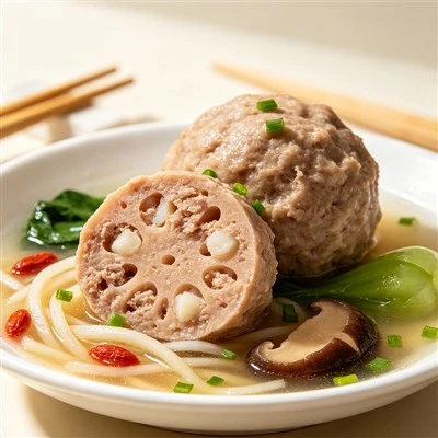 Frozen Lotus Root Pork Meatballs