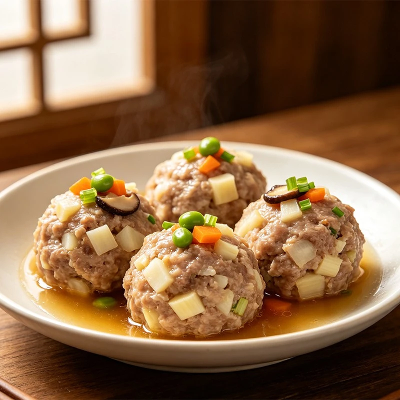 Winter Bamboo Shoot and Pork Meatballs